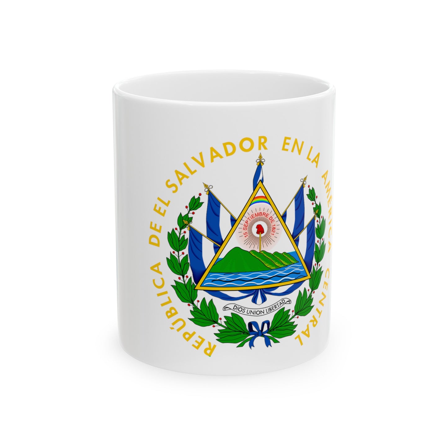 Taza de Ceramica con diseño de El Salvador